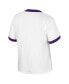 Фото #2 товара Women's x Wrangler White Distressed LSU Tigers Freehand Ringer T-shirt