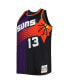 ფოტო #3 პროდუქტის Men's Steve Nash Purple, Black Phoenix Suns Big and Tall Hardwood Classics 1996-97 Split Swingman Jersey