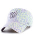 Women's Purple Washington Nationals Cosmic Clean Up Adjustable Hat