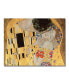 Фото #1 товара Искусство картины Trademark Global Густава Климта 'Поцелуй' на холсте - 32" х 24"