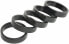 Фото #1 товара Wheels Manufacturing Aluminum Headset Spacer - 1-1/8", 7.5mm, Black, 5-pack