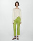 Women's Linen Flare Trousers