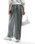 Y.A.S plisse column maxi skirt in grey