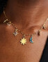 Фото #4 товара DesignB London constellation multi-charm necklace in gold