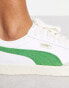 Puma olso city trainers in white and green