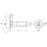 EUROMARINE ISO 10642 A4 M6x16 mm HC Countersunk Screw