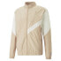 Puma Run Ciele Woven FullZip Tracksuit Jacket Mens Beige Casual Athletic Outerwe