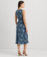 Фото #2 товара Платье безрукавное Ralph Lauren женское с поясом и цветочным узором