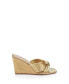 Фото #2 товара Women's Hype Knot Wedge Evening Sandals