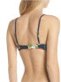 Фото #2 товара Trina Turk 262258 Women Royal Botanical Bralette Bikini Top Multi Size 2