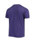 ფოტო #4 პროდუქტის Men's Black, Purple Los Angeles Lakers T-shirt and Shorts Sleep Set