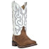 Laredo Mesquite Square Toe Cowboy Womens Brown Dress Boots 5621