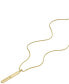 Sterling All Stacked Up Gold-Tone Sterling Silver Pendant Necklace