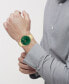 Фото #4 товара Часы и аксессуары Coach мужские Elliot Gold-Tone Stainless Steel Bracelet Watch 40 мм