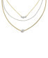 ფოტო #2 პროდუქტის Two-tone Knot Layered Necklace