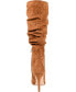 ფოტო #8 პროდუქტის Women's Sarie Wide Calf Ruched Stiletto Boots