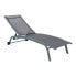 Sun-lounger DKD Home Decor PVC Aluminium (187,5 x 64 x 97 cm)