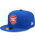 Men's Blue Detroit Pistons 3x NBA Finals Champions Pop Sweat 59FIFTY Fitted Hat