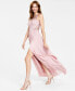 ფოტო #5 პროდუქტის Juniors' Embellished Illusion Tulip Gown, Created for Macy's