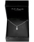 Фото #4 товара EFFY Collection eFFY® Diamond Pavé Hamsa Hand 18" Pendant Necklace (1/10 ct. t.w.) in Sterling Silver or 14k Gold-Plated Sterling Silver