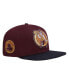 Фото #1 товара Men's Maroon, Black Boston Celtics Gold Rush 2-Tone Snapback Hat