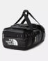 The North Face Base camp voyager duffel 42l in black/white