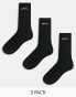 Фото #2 товара Good For Nothing embroidered logo socks in black