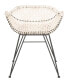 Wynona Leather Woven Dining Chair