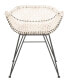 Фото #1 товара Wynona Leather Woven Dining Chair