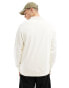 GANT script logo half zip sweatshirt in cream