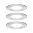 Фото #1 товара PAULMANN 934.98 - Recessed lighting spot - 3 bulb(s) - LED - 2700 K - 460 lm - Aluminium