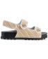 Фото #2 товара Women's Bindi Button Woven Platform Sandals