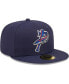 Men's Navy Pensacola Blue Wahoos Authentic Collection Team Game 59FIFTY Fitted Hat Синий, 7 - фото #3