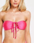 Фото #1 товара New Look multiway bandeau bikini top in pink