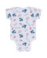 ფოტო #2 პროდუქტის New-born and Infant Boys and Girls Gray, White, Blue New York Rangers Three-Piece Turn Me Around Bodysuit and Pants Set