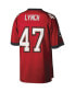 ფოტო #4 პროდუქტის Men's John Lynch Red Tampa Bay Buccaneers Legacy Replica Jersey