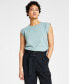 Фото #1 товара Women's Grommet Muscle T-Shirt, Created for Macy's