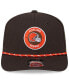 Фото #2 товара Men's Brown Cleveland Browns 2024 Sideline 9SEVENTY Stretch-Snap Hat