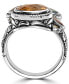 ფოტო #3 პროდუქტის EFFY® Multi-Gemstone Statement Ring (4-3/4 ct. t.w.) in Sterling Silver & 18k Gold