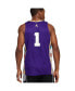 Фото #4 товара Men's Purple Alcorn State Braves Honoring Black Excellence Replica Basketball Jersey