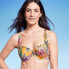 Women's Lightly Lined Ruffle Underwire Bikini Top - Shade & Shore Orange 38D