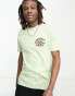 Obey bowl of fruit backprint t-shirt in green