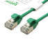 Фото #2 товара ROTRONIC-SECOMP U/FTP DataCenter Patchk. Kat6A/Kl. EA LSOH Slim gruen 0.3m - Cable - Network
