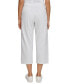 ფოტო #2 პროდუქტის Women's Cropped Drawstring-Waist Pants