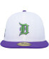 Фото #2 товара Men's White Detroit Tigers 1984 World Series Side Patch 59FIFTY Fitted Hat