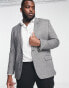 Фото #1 товара River Island Big & Tall – Blazer mit Hahnentrittmuster in Grau