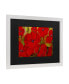Фото #2 товара Masters Fine Art Poppies Matted Framed Art - 20" x 25"