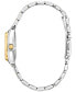 ფოტო #2 პროდუქტის Eco-Drive Women's Corso Two-Tone Stainless Steel Bracelet Watch 28mm