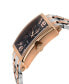 ფოტო #2 პროდუქტის Men's Avenue of Americas Swiss Automatic Two-Tone Stainless Steel Bracelet Watch 44mm