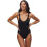 Vitamin A 292794 Women's Leah Bodysuit Black EcoRib Size SM One Size